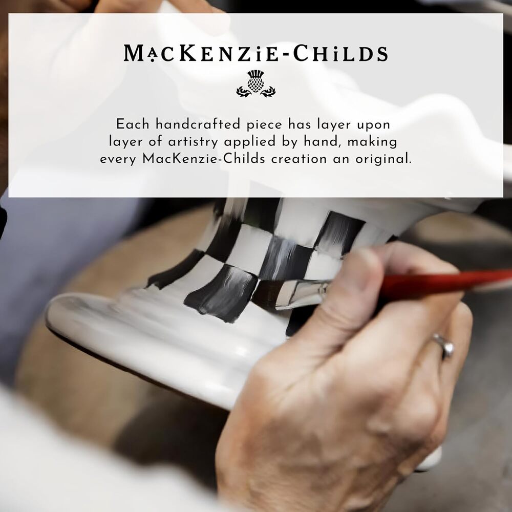 Brand New Mackenzie Childs Courtly Check Plant Mister - Picture 5 of 5